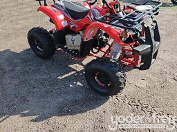 Unused 125 CC ATV (Red)