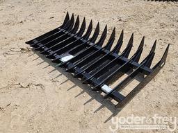 Unused 70" Root Rake to suit Skidsteer