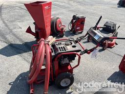 Troy Bilt Flex. Power unit, 28 Inch lawnmower Attachment , Wood Chipper Attachment , Blower Attachme
