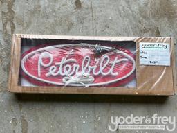 Unused Peterbilt Neon Sign