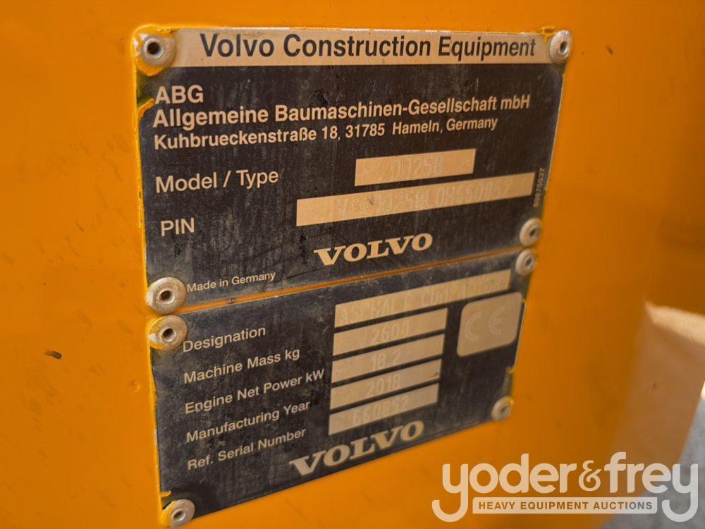 2018 Volvo DD25B