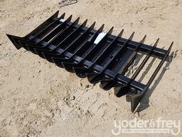 Unused 70" Root Rake to suit Skidsteer
