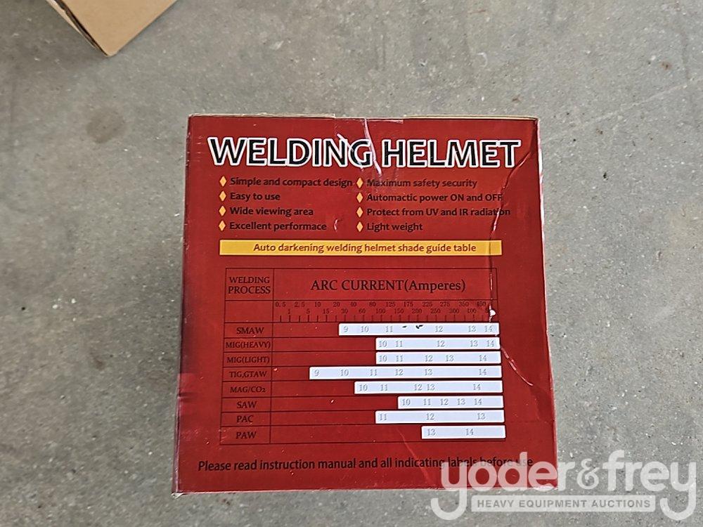 Unused Auto Darkening Welding Helmets