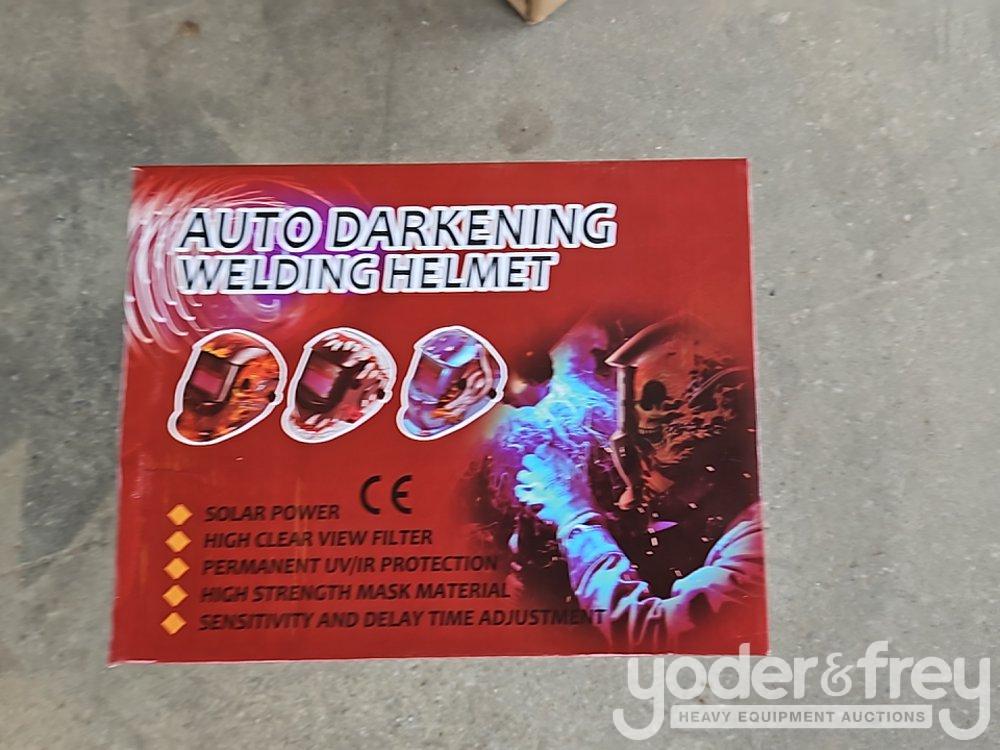 Unused Auto Darkening Welding Helmets
