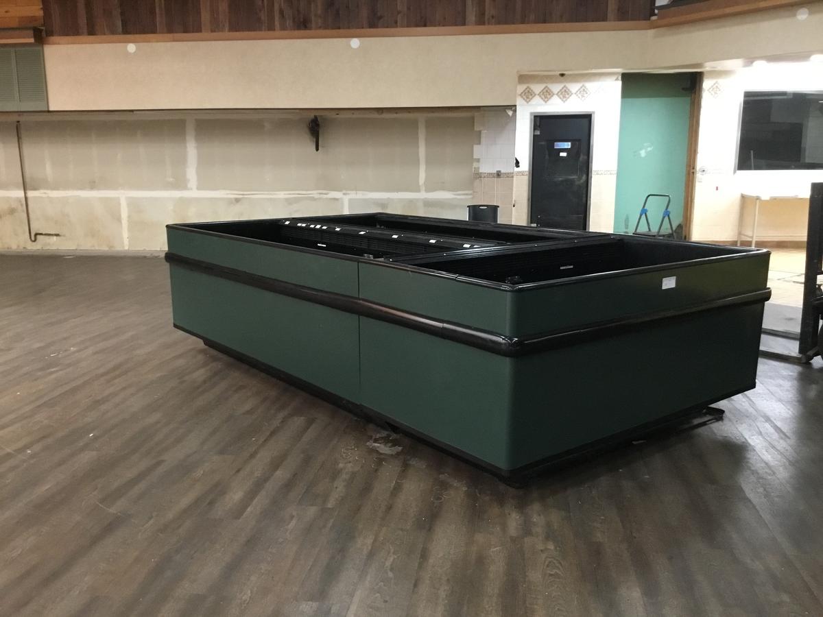 12' Island freezer