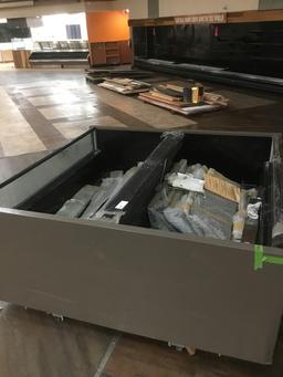 6' 2014 HUSSMAN ISLAND FREEZER WITH SUPER STRUCTURE MODEL# SW-6G NSF
