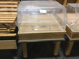 BAKERY ROLL DISPLAY BOX W/ CART