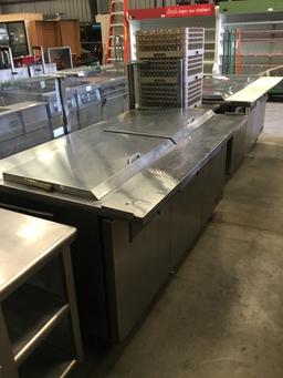 8' TRUE REFIRG. SANDWICH PREP COUNTER