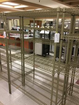 4' GALVANIZED METRO RACK