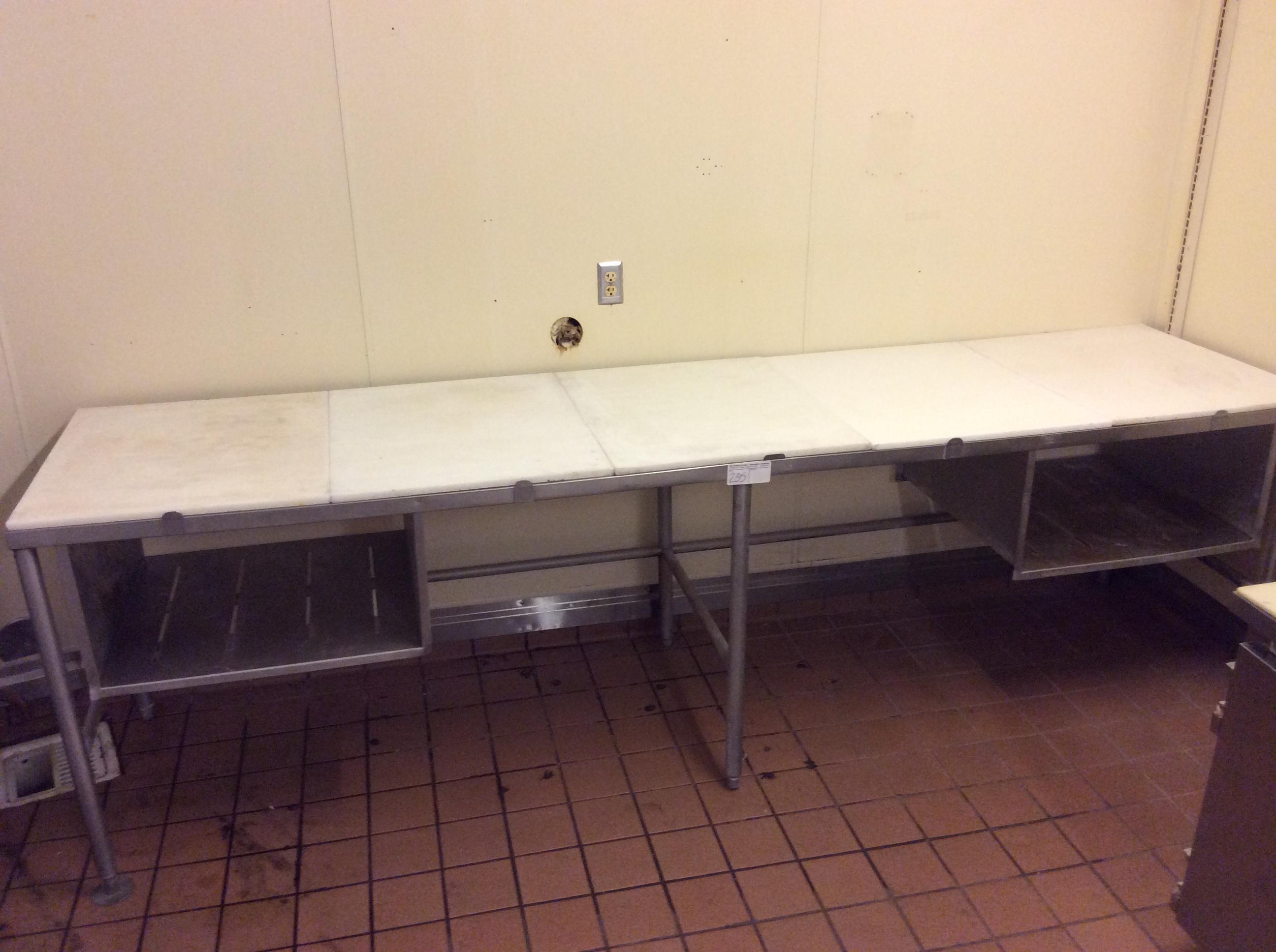 10' poly top table