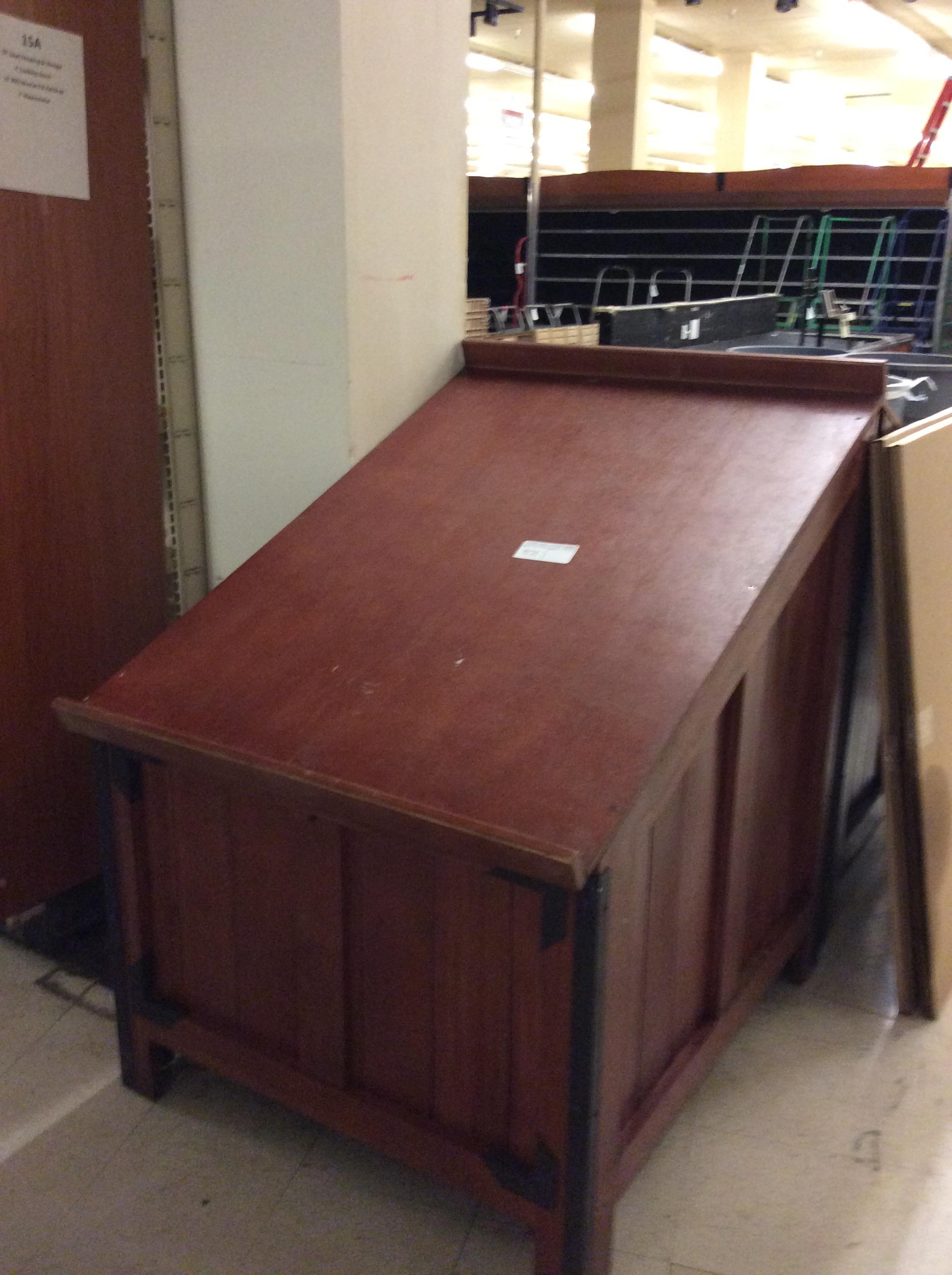 3' wide 4' tall wood produce box