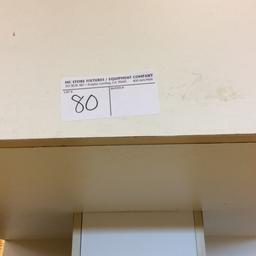 4' x4' End display white