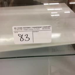 Plastic bakery display case