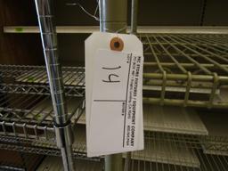 4' BEIGE METRO STORAGE RACK