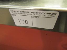 8' SS DELI BACK SERVICE COUNTER