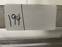 1 lot 3' alum. Dunnage racks