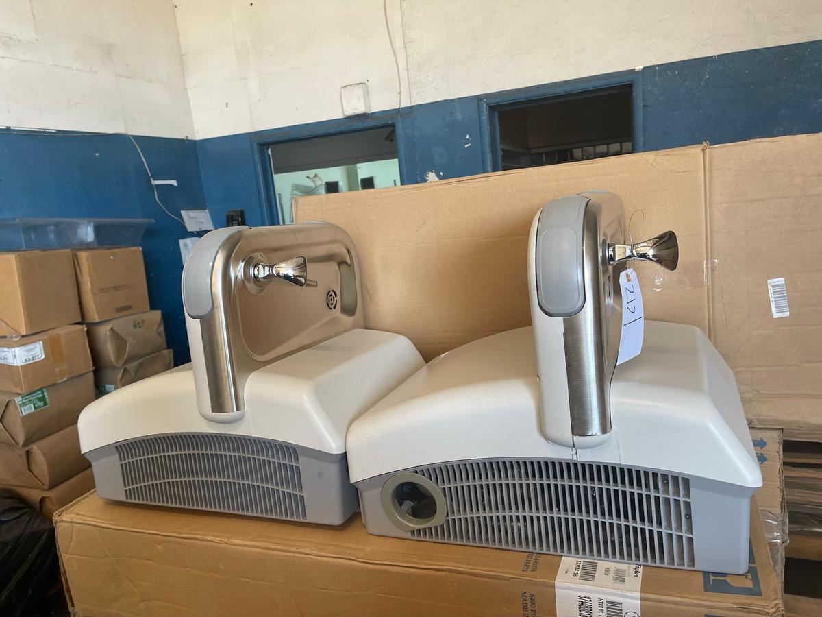 Halsey taylor NEW double drinking fountain with cooler