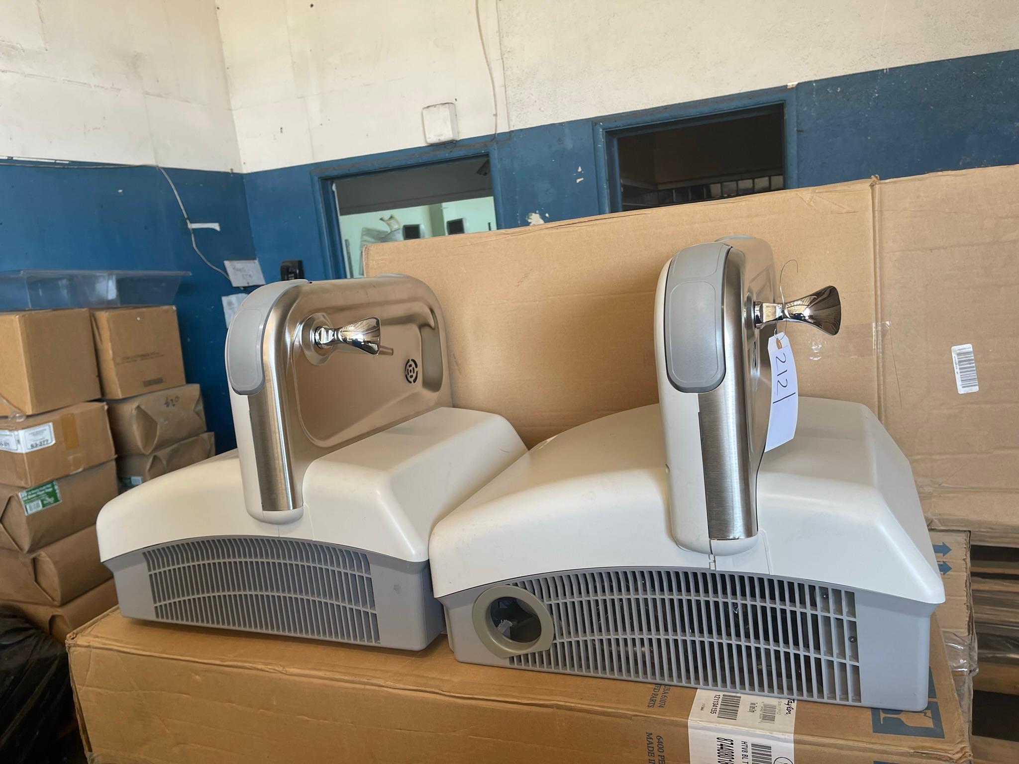 Halsey taylor NEW double drinking fountain with cooler