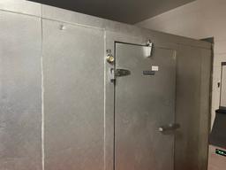10' x 14' x 7' Meat walk-in cooler with coil