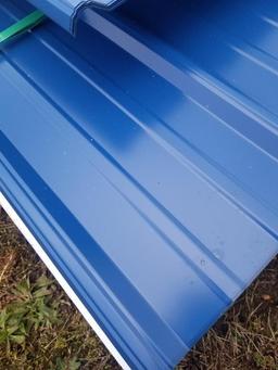 21' Metal Roofing Panels (7) Gallery Blue