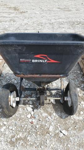 Brinly Tow Spreader and Wheelbarrow