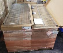 ULine Chrome Shelving and Casters