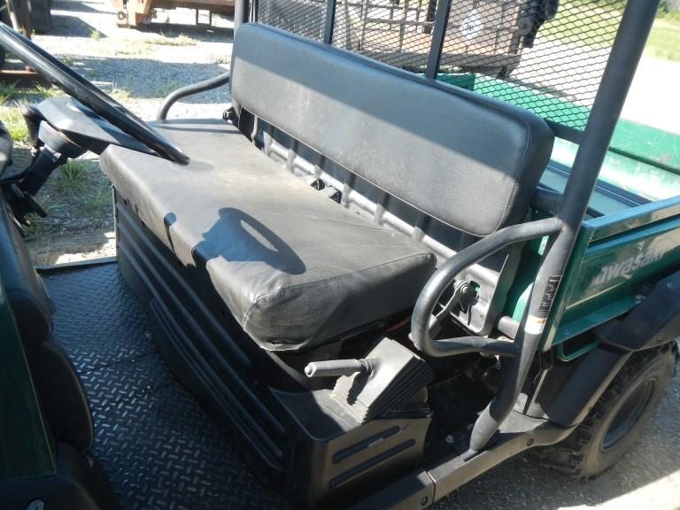 2009 KAWASAKI KAF 950F MULE SIDE BY SIDE ATV,  4X4, TILT BED,