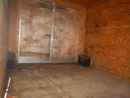 2012 FREEDOM COMBO TRAILER,  TANDEM AXLE, 1/2 ENCOLES, 1/2 OPEN, FOLDING GA