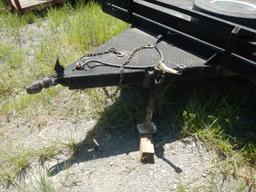 SHOP BUILT 18' UTILITY TRAILER,  TAMDEN AXLE, ELECT BRAKE, 4' FOLDING RAMP,
