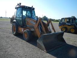 CASE 580 SUPER N LOADER BACKHOE, 507 hrs,  ENCLOSED CAB, AC, EXTENDAHOE, 4X