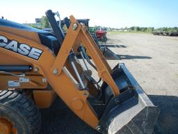 CASE 580 SUPER N LOADER BACKHOE, 507 hrs,  ENCLOSED CAB, AC, EXTENDAHOE, 4X