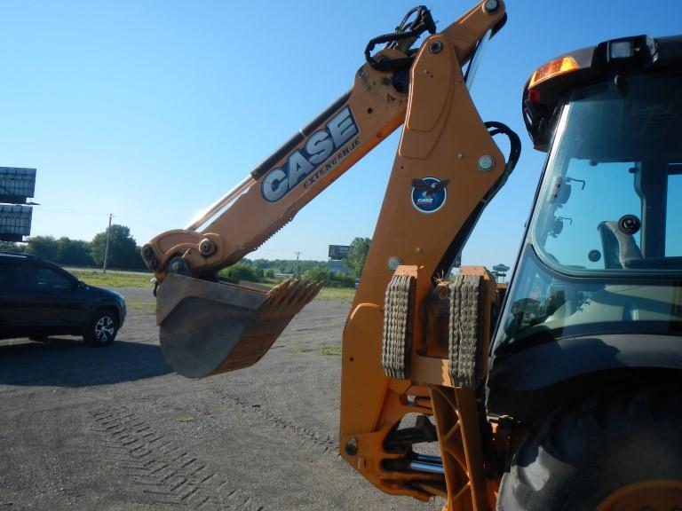 CASE 580 SUPER N LOADER BACKHOE, 507 hrs,  ENCLOSED CAB, AC, EXTENDAHOE, 4X