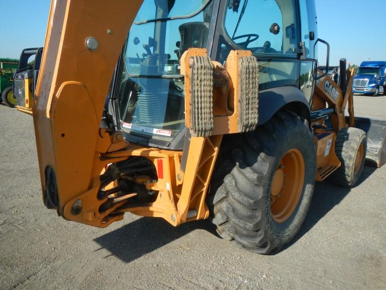 CASE 580 SUPER N LOADER BACKHOE, 507 hrs,  ENCLOSED CAB, AC, EXTENDAHOE, 4X