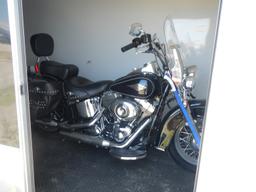 2015 HARLEY DAVIDSON SOFT TAIL, MOTORCYCLE, 3,417 mi,  CHROME, SADDLE BAGS,
