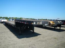 2009 ATOKA DROP DECK TRAILER,  TRI AXLE, ROLLING TAIL, 4-AIR LIFT ROLLERS,