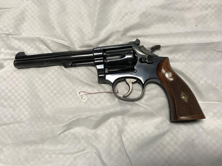Smith & Wesson Mdl 17 K22 Masterpiece .22 Double Action Revolver – Excellen