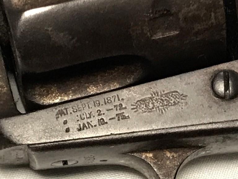 Colt .45 Single Action Army Revolver  “Colt Peacemaker”  With Certification