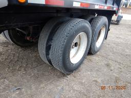 2000 SEI DUMP PUP TRAILER,  12', SPRING SUSPENSION, 24.5 HUB PILOT WHEELS,
