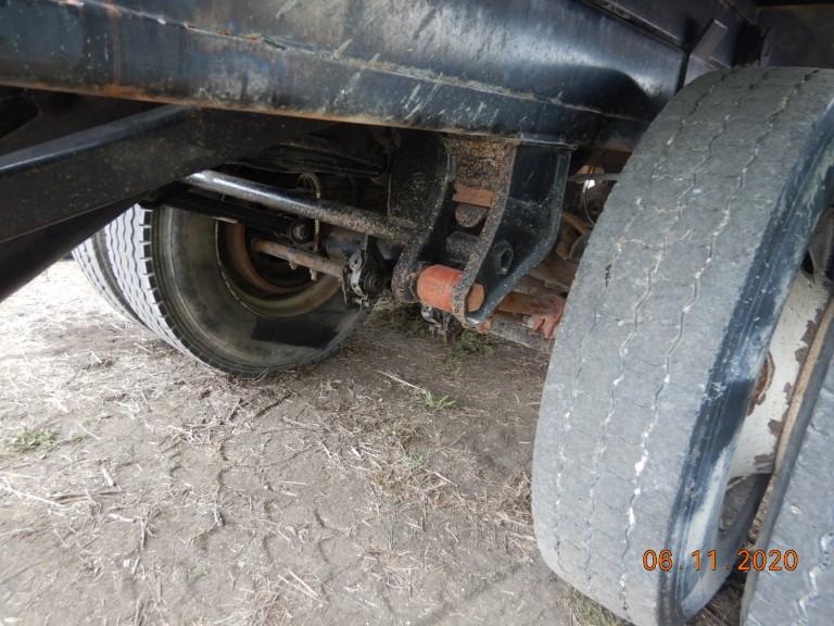 2000 SEI DUMP PUP TRAILER,  12', SPRING SUSPENSION, 24.5 HUB PILOT WHEELS,