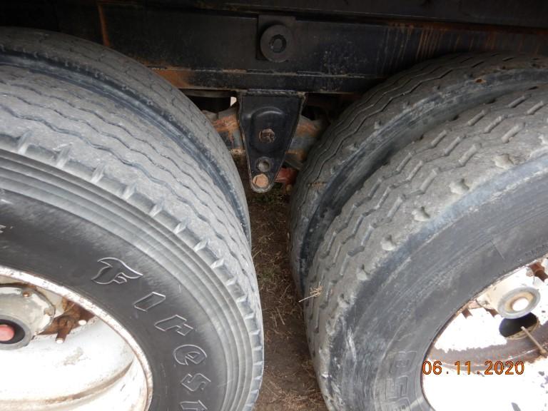 2000 SEI DUMP PUP TRAILER,  12', SPRING SUSPENSION, 24.5 HUB PILOT WHEELS,