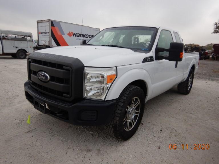 2012 FORD F-250 XL TRUCK, 154,294+ mi,  EXTENDED CAB, 2-WD, 6.2L GAS, AUTOM