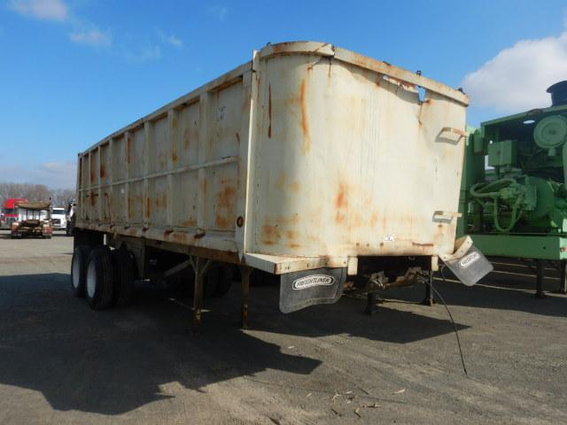1995 DUMPRITE END DUMP TRAILER,  TANDEM AXLE, SPRING RIDE, LO-PRO 24.5 TIRE