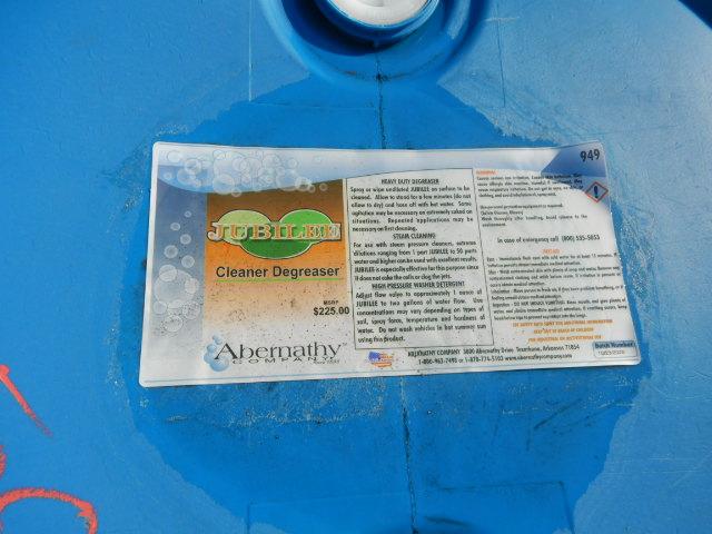 PALLET WITH (4) 55-GAL DRUMS OF JUBILEE CLEANER DEGREASER
