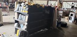 DISPLAY RACKS WITH FILTERS, LIGHTS, TOOLS,  AND MISCELLANEOUS
