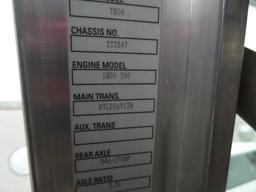 2012 KENWORTH T800 DAYCAB TRACTOR TRUCK, MISSING ENGINE, EATON 13 SPD, PTO,