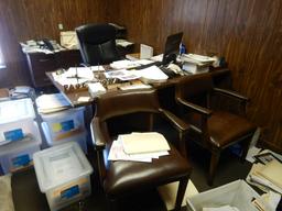 (2) DESKS & (2) CHAIRS