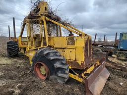 170XL-N SWAMP BUGGY LOG LOADER/CARRIER,  STACKING BLADE, DIESEL ENGINE-NON