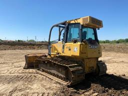 JOHN DEERE 700 J LGP DOZER, 1,549+ hrs,  EROPS, SWEEPS, 6-WAY BLADE,AC, HEA