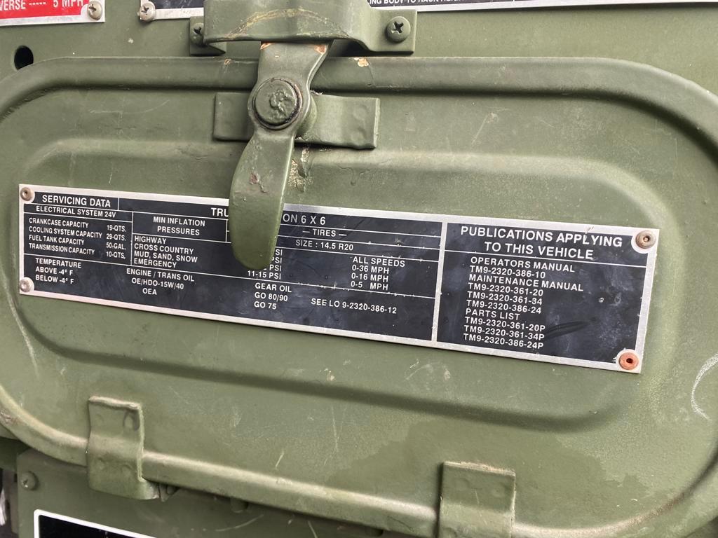 1993 AMERICAN GENERAL M35A3 MILITARY TRUCK, 11,000+ mi,  DEUCE & HALF, BOBB