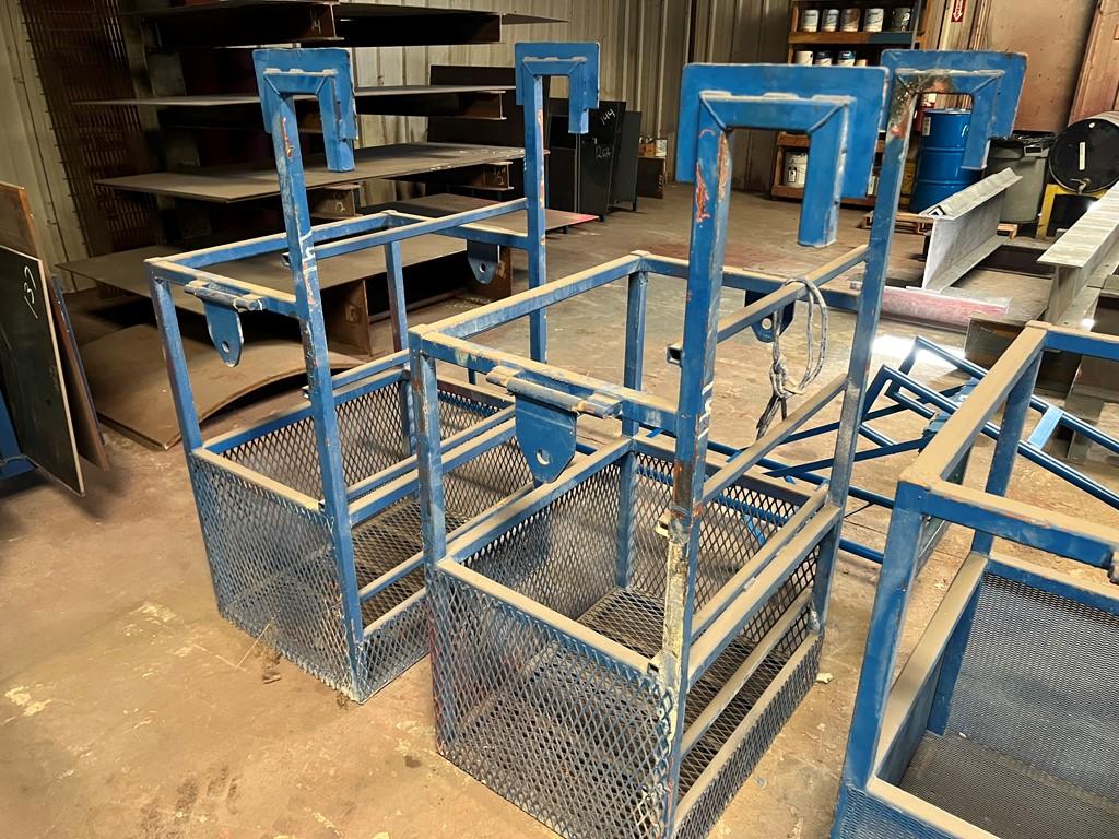 (2) BOTTLE BASKETS